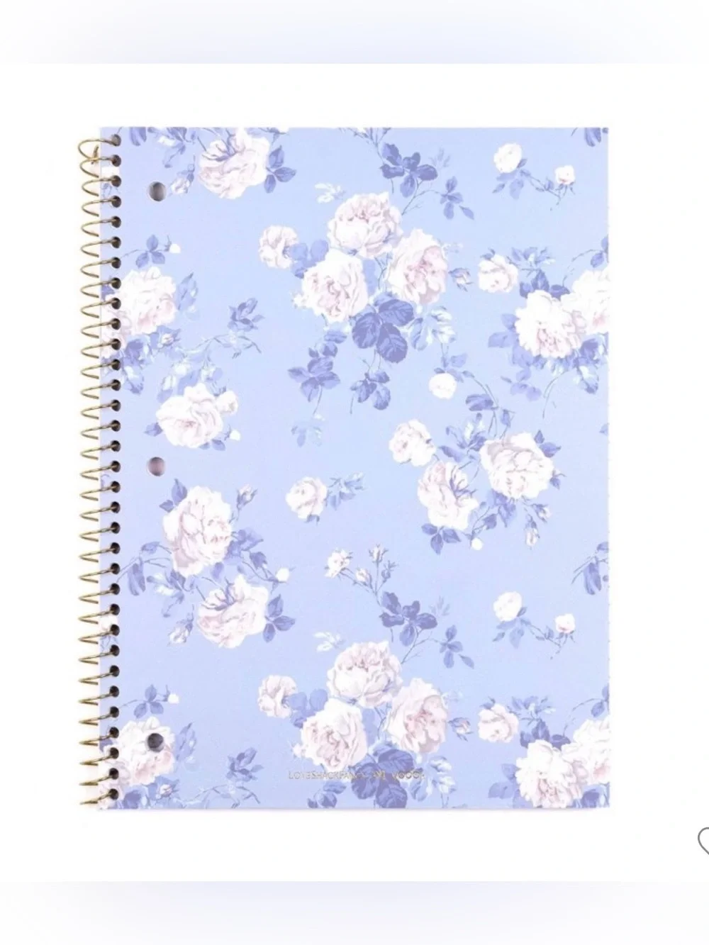 LoveShackFancy Pink and Blue SET of Floral Spiral Notebooks